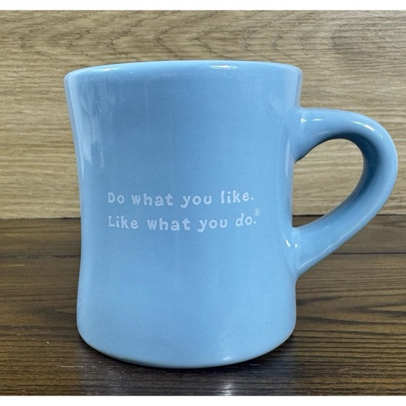 Life Is Good Golf Restaurant Style Ceramic Coffee Mug‎ Cup Blue Color DW MW Safe - Picture 2 of 8